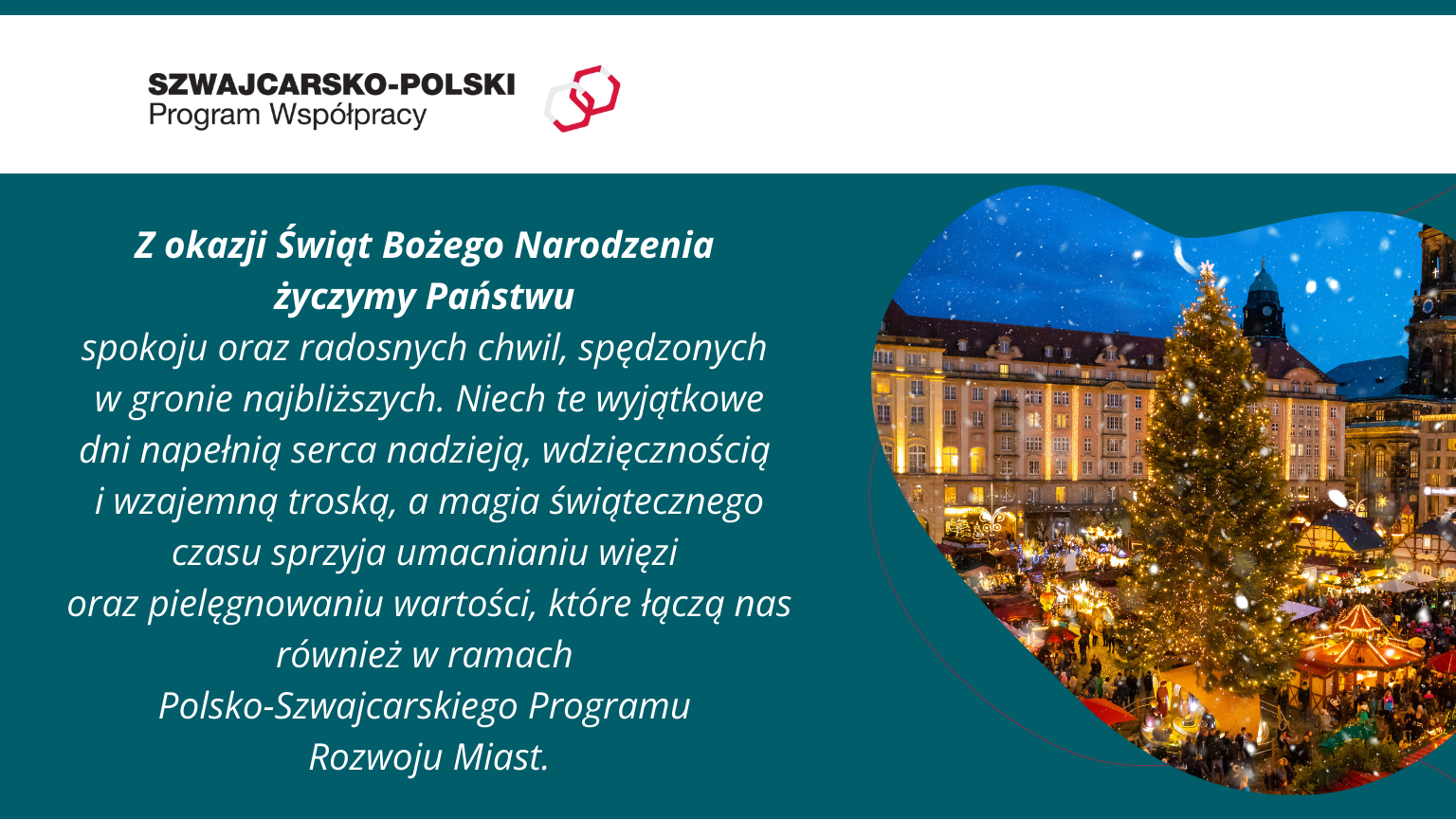 kartka z życzeniami świątecznymi